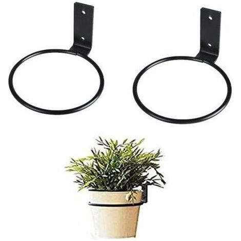 FOGCITY - 2Pcs Muraux Pour Pot De Fleurs,Supports Pot De Fleurs,Supports Pour Plantes D'Intérieur,Portes Pot De Fleurs Sur Pied (1/5)