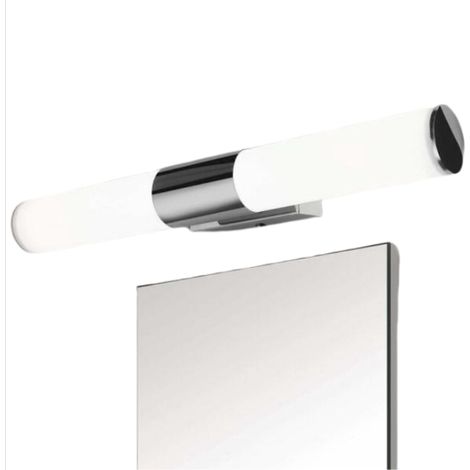 Applique murale pour miroir de salle bain plafonnier éclairage maquillage chromé installation sans perçage LED (1/4)