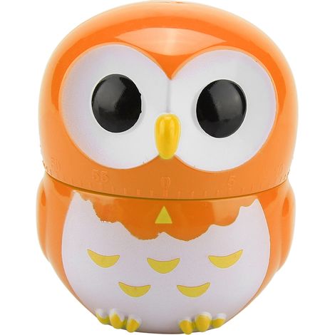 de cuisine manuel en forme de hibou mignon horloge mécanique
