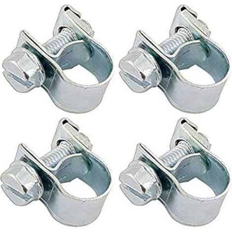 4x COLLIER DURITE ESSENCE A VISSER TONDEUSE MOTOCULTURE MOBYLETTE MOTO (6-8mm) (1/4)