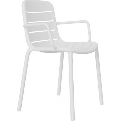 Resol GINA Fauteuil Intérieur, Extérieur Blanc - Set 4 (1/5)