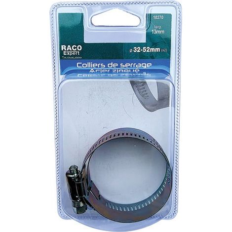 Collares de acero de 14 mm 32-52 mm X2 Sc - Raco Expert