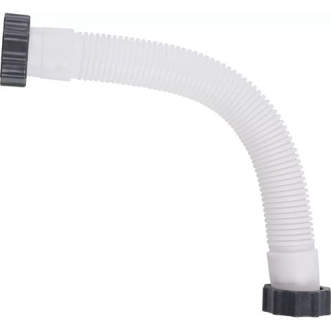 Lntyq Tuyau de rechange pour pompe de piscine Intex 1,5 po de diamètre Tuyau de remplacement pour piscines hors sol （Blanc 0,4 m / 1,3 pi）