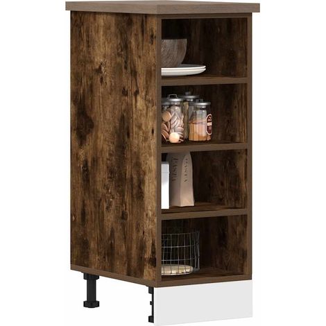 Unterschrank Riga Räuchereiche 30x44,5x81,5 cm Holzwerkstoff