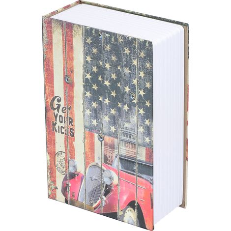 Mini coffre-fort en forme de dictionnaire, tirelire originale, cadeau pour la maison, le bureau ou la chambre. (1/5)