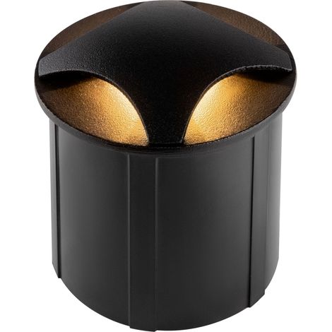 Faretto incasso Maytoni Biscotti nero LED 3000K IP65 (1/4)