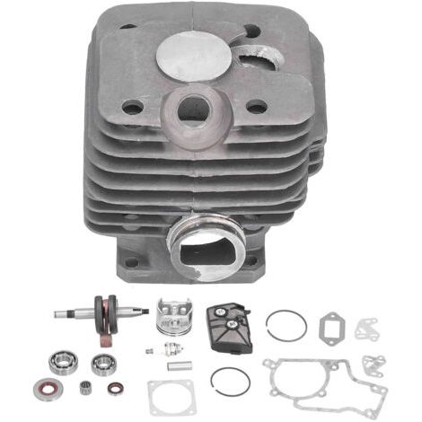 52mm piston-cylinder kit with gasket, crankshaft and fuel filter, compatible with Stihl MS381, 038 MS 381 (1/5)