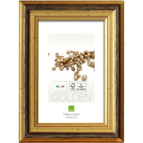 Bubola & Naibo Cornice in Legno - Oro - 40 x 50 cm
