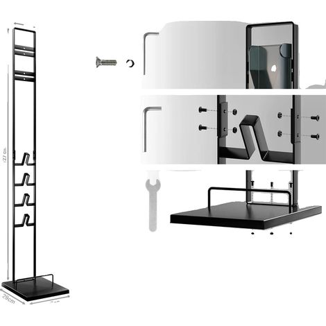 Estantería de almacenamiento, acero inoxidable, 127 cm, compatible con varios modelos, diseño estable, gestión eficiente del espacio. (1/5)
