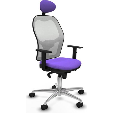 Sedia Ufficio con Poggiatesta Jorquera Piqueras y Crespo 1D086N1 Lilla (1/5)