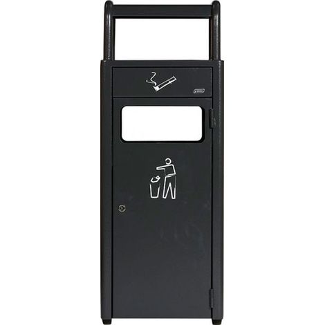 Cendrier collecteur 2.3 - 20 litres - 33 x 28 x 89.5 cm - Lot de 1 - Dbmark