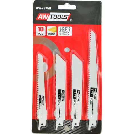 Awtools brzeszczot do piły szablastej 10 szt