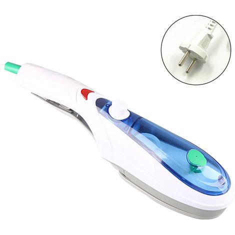 Steamer Pour Vêtements - 850 W - Chauffe en 30 S - Pour Maison et Voyage - 120 ml - 1,5 M Câble - Vert ou Bleu (1/5)