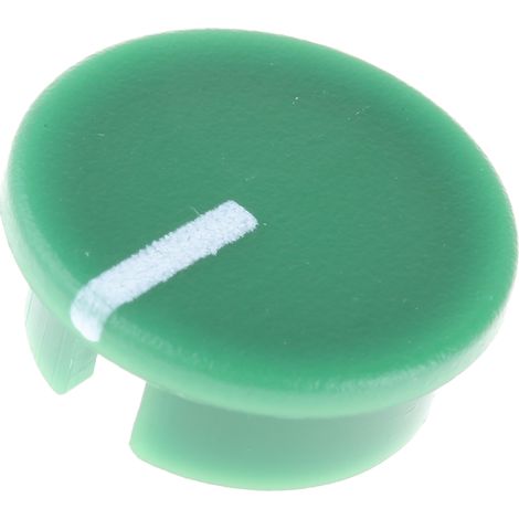 Capuchon de bouton pour potentiomètre RS PRO, Axe de 6.4mm, Diamètre de 19mm (1/2)