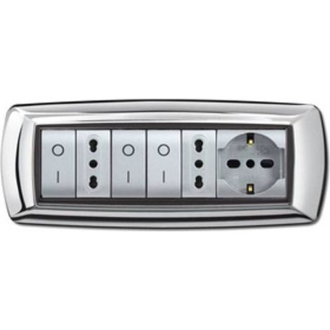 PLACCA LIFE LIVING PLAST CROMO 7P