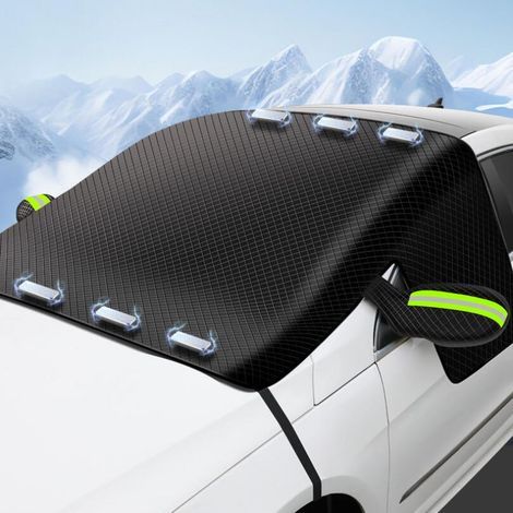 Telo copri parabrezza per auto 148x114 cm, protezione invernale per parabrezza, copertura invernale per parabrezza, telo antigelo universale per auto (1/5)