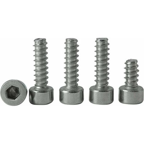 Durable Lot de 30 vis autotaraudeuses M4 en acier inoxydable à douille hexagonale ronde auto-taraudeuses boulons en tôle portables (taille : M5 x 20 mm) (1/3)