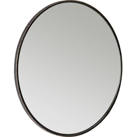 Miroir élégant contour doré chic - Noir avec notes dorées (1/3)