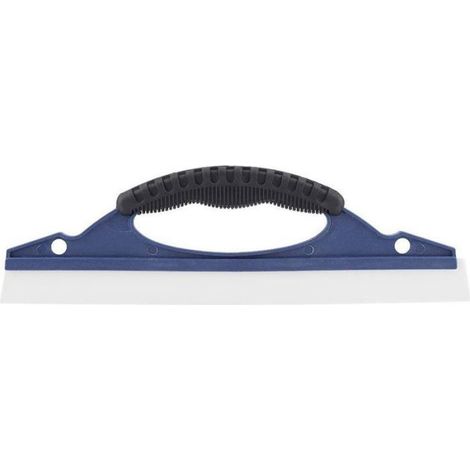 Raclette - Silicone - Pour Fenêtre Douche Voiture - 30 x 9,5 cm - Bleu Blanc (1/5)