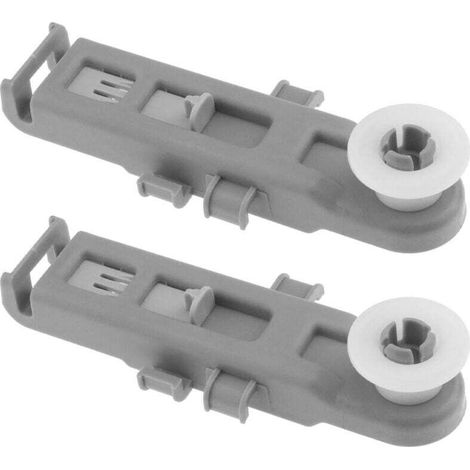 Lot de 2 roues de panier de lave-vaisselle compatibles avec Whirlpool compatibles avec Kenmore Compatible avec les pièces de rouleau de panier supérieur Maytag W10888592 8575281 AP6036019 (1/4)