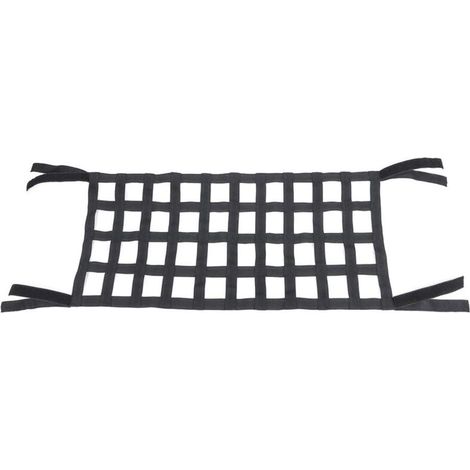 Rete posteriore per tetto auto, amaca per auto, per Jeep Wrangler JK 2007-2018. La rete posteriore per tetto auto per Wrangler è realizzata in materiale resistente che salvaguarda e protegge. (1/5)