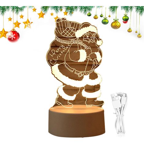 Veilleuse déco - Noël, pour ambiance, maison et idée cadeau (1/5)