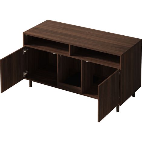 Mobile copril lettiera per gatti con tappetino, 120x50x66 cm, color noce, HOMVRA (1/5)