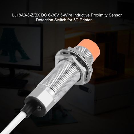 Capteur de proximité inductif 3 fils LJ18A3-8-Z/BX DC 6-36 V pour imprimante 3D