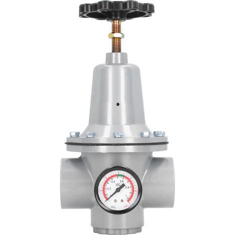 Pneumatischer Druckregler für Luftkompressoren mit Manometer (0,1–0,8 MPa) aus Aluminiumlegierung (1/5)