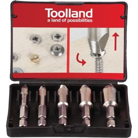 Extracteur De Vis - 5 Pièces - Compatible Avec Toutes Les Perceuses - Boîte De Rangement Incluse (1/5)