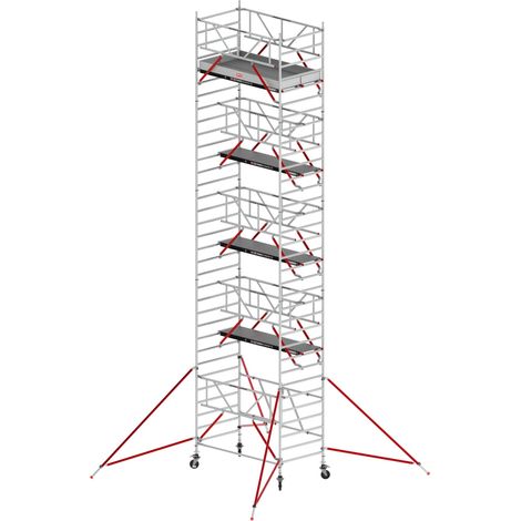 Altrex RS Tower 55-S mit Safe-Quick® 10,8m Arbeitshöhe Fiber-Deck 2,45m