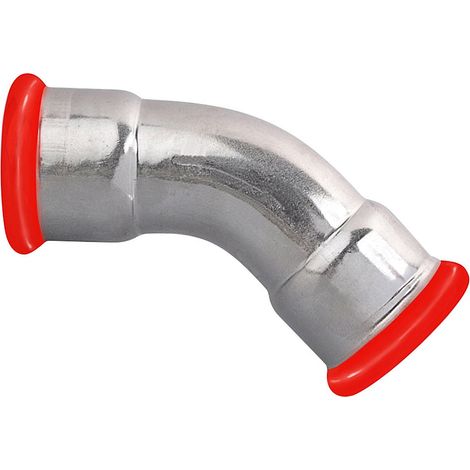 Coude à sertir FF 45° SERTIsteel Carbone- Empreinte M Ø15mm