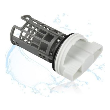 Drain pump filter for Samsung washing machines Compatible replacement part DC97-16991A/AP5586931 Clog-free drain pump filter, cleaning accessory for Samsung washing machines (1/5)