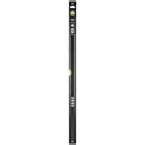 kwb Aluminium-Wasserwaage 100 cm, stoßfeste Libelle, 0,5 mm / m Genauigkeit, VPA-Geprüft, hoch präzise geschliffen, je 1 Horizontal- und Vertikallibelle inkl. Sturz-Schutz aus Gummi (1/5)