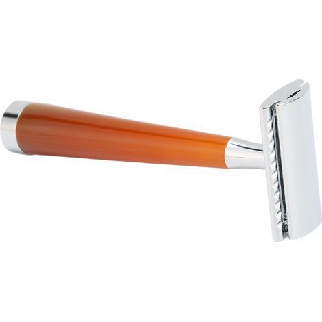 Rasoir de Sécurité Double Lame pour Barbier - Prise Ergonomique, Glisse Douce et Précise pour une Rasage Rapide (1/5)