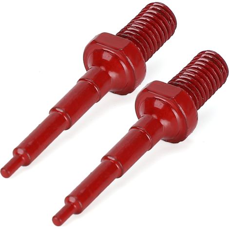 Lot de 2 agrafes pour étiquettes auriculaires (porcs, bovins, ovins) - Outil de marquage en alliage rouge (1/5)
