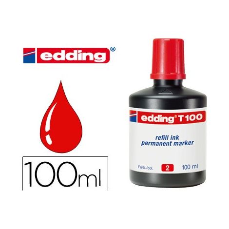 Edding T-100 cartucho de tinta 1 pieza(s) Original Rojo