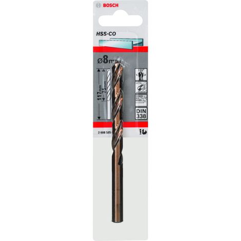Broca HSS-CO 135 8,0/75 mm - B 2608585860