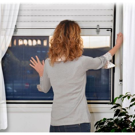 Zanzariera UP per Tapparelle Plissettata Cassonetto Alluminio 100X160cm Bianca (1/5)