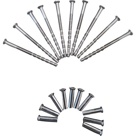 Vis relieuse M4 recoupable 30-65mm – Douille M4x22 en laiton – Sachet de 10 – Installation rapide avec tête fendue – Cadap (1/3)