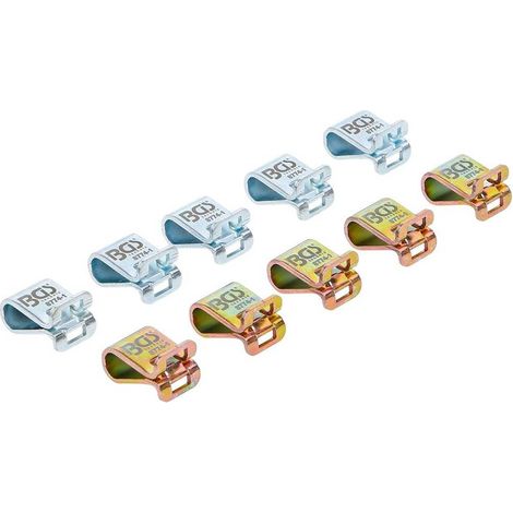 Agrafes pour Art. 8774 - Lot de 10 pcs - 7,5 x 2,2 x 9,1 mm - Fixation Précise et Fiable, Acier - D-Work (1/5)