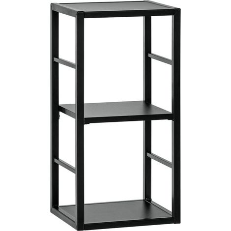 Étagère 2 Niveaux Design "Switch RM" 60cm Noir (1/3)