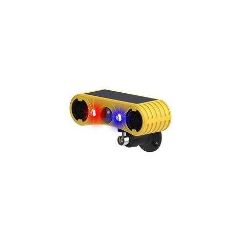 Alarme de détecteur de Mouvement Solaire extérieur - Alarme sonore de Coup de feu d'aboiement de Chien, 2 129 DB de Puissance, 4 Modes, lumière Rouge et Bleue (1 Pack) (1/4)