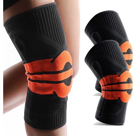 Genouillere - Gel Patella - Stabilisateurs Lateraux - Pour Activite Sportive ou Recuperation - 2 Unites (1/5)