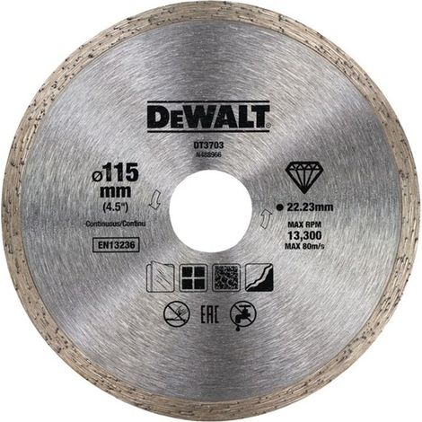 Dewalt 115mm disco diamantato per ceramica (1/2)
