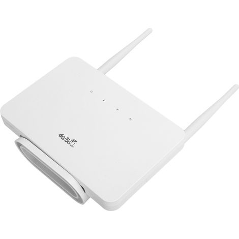 Routeur WiFi 4G Portable avec Ports Ethernet, Support Carte SIM, Alimentation Universelle 110-240V (Prise Européenne) (1/5)