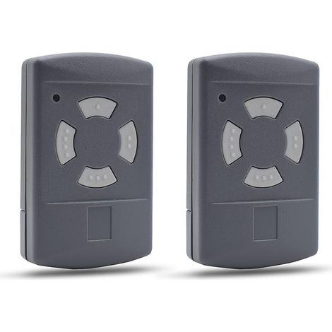 Télécommande Compatible pour Porte de Garage HORMANN 40,685MHz HSE2 HSM4 HSM2 HSE4 HS2 HS4 Bouton Gris (Lot de 2) (1/5)