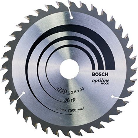 Kreissägeblatt Optiline Wood AD 210mm Z.36 WZ Schnitt-B.28mm BOSCH