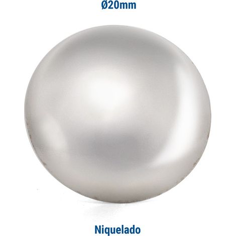 tachuela lisa. acero. para cubrir tornillería - heico acabado niquel ( color:000000 100)