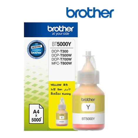 Brother BT  5000Y  Amarillo  Para impresoras  Recarga de tinta  5000 páginas  Disponible en todo el mundo  Entrega prevista: 31/10/2023 (1/2)